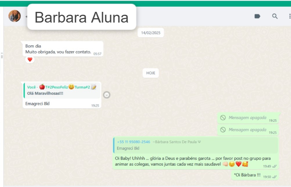 Barbara Aluna Depoimento
